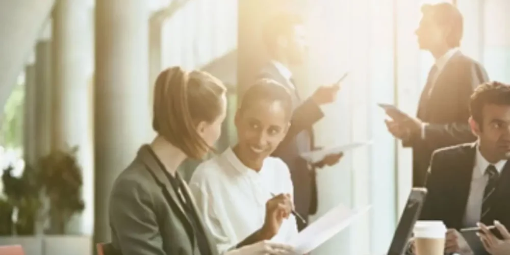 Business company setup team in a professional meeting and discussion